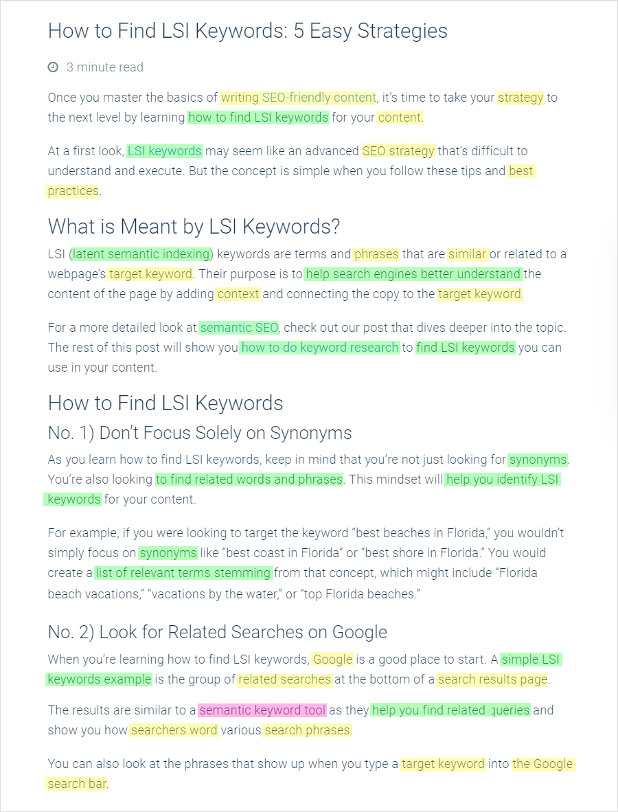 How To Find Lsi Keywords 4 Best Lsi Tools And 2 Proven Methods With Examples